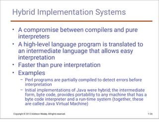 Chapter 1 Preliminaries CONCEPTS OF PROGRAMMING LANGUAGES | PDF