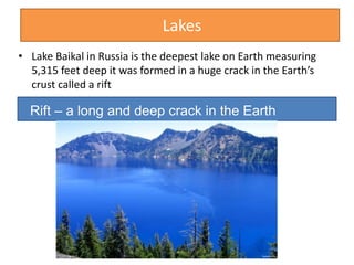 Chapter 1 Lesson 2 A Streams Rivers Lakes.ppt