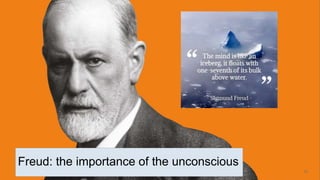 Freud: the importance of the unconscious
15
 