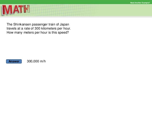 (7) Lesson 1.3 - Convert Unit Rates