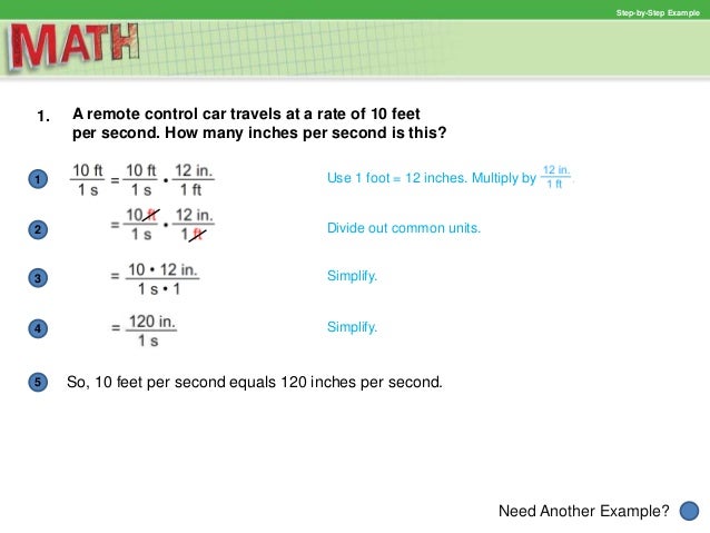 (7) Lesson 1.3 - Convert Unit Rates