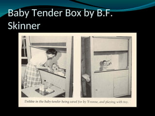 Baby Tender Box by B.F.
Skinner
 
