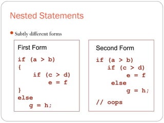 Nested Control Structure Examples Chapter 1 Nested Control Structures | PPT
