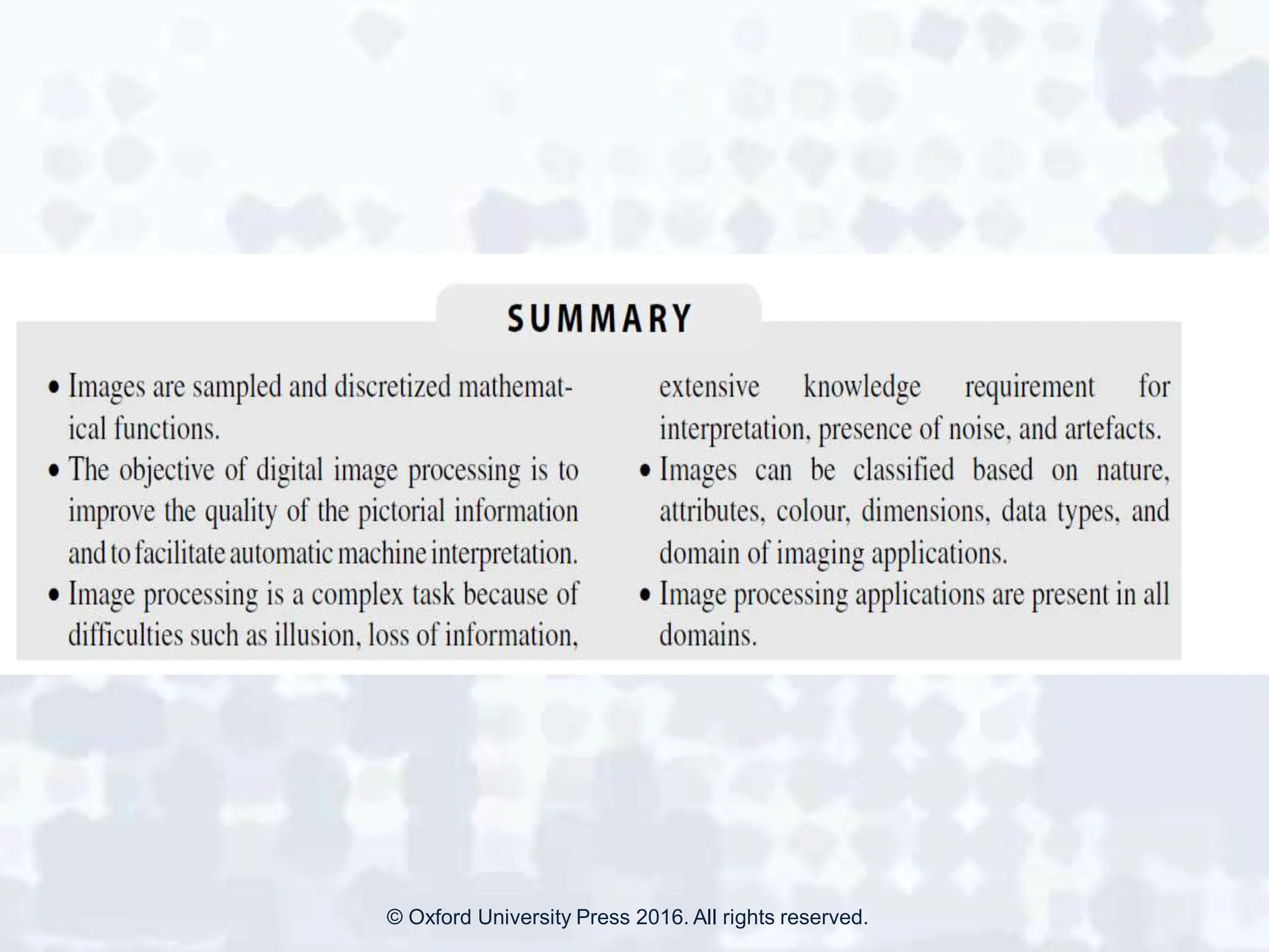 © Oxford University Press 2016. All rights reserved.
 