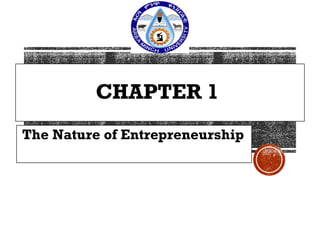 CHAPTER 1 new.pptxOrigin Of Entrepreneurship | PPTX