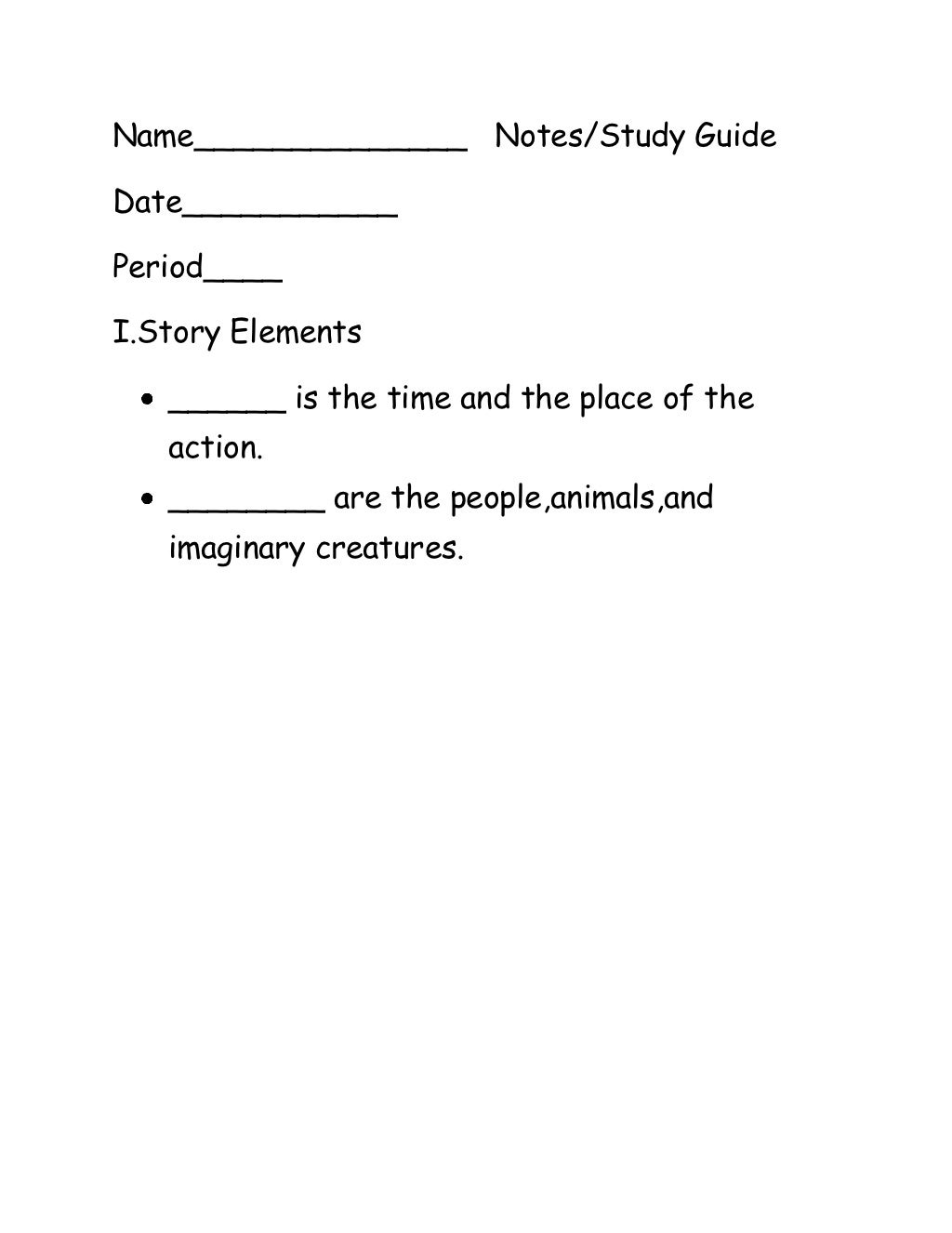 Chapter 1 note-taking worksheet