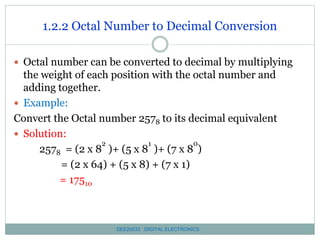 Chapter 1 number and code system sss | PPSX