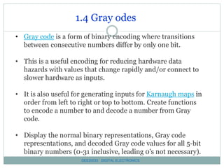 Chapter 1 number and code system sss | PPSX