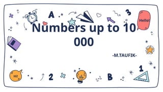 Numbers To 10000 Examples Numbers Up To 10000 - Chapter 1 - Math Grade 3 | PPTX