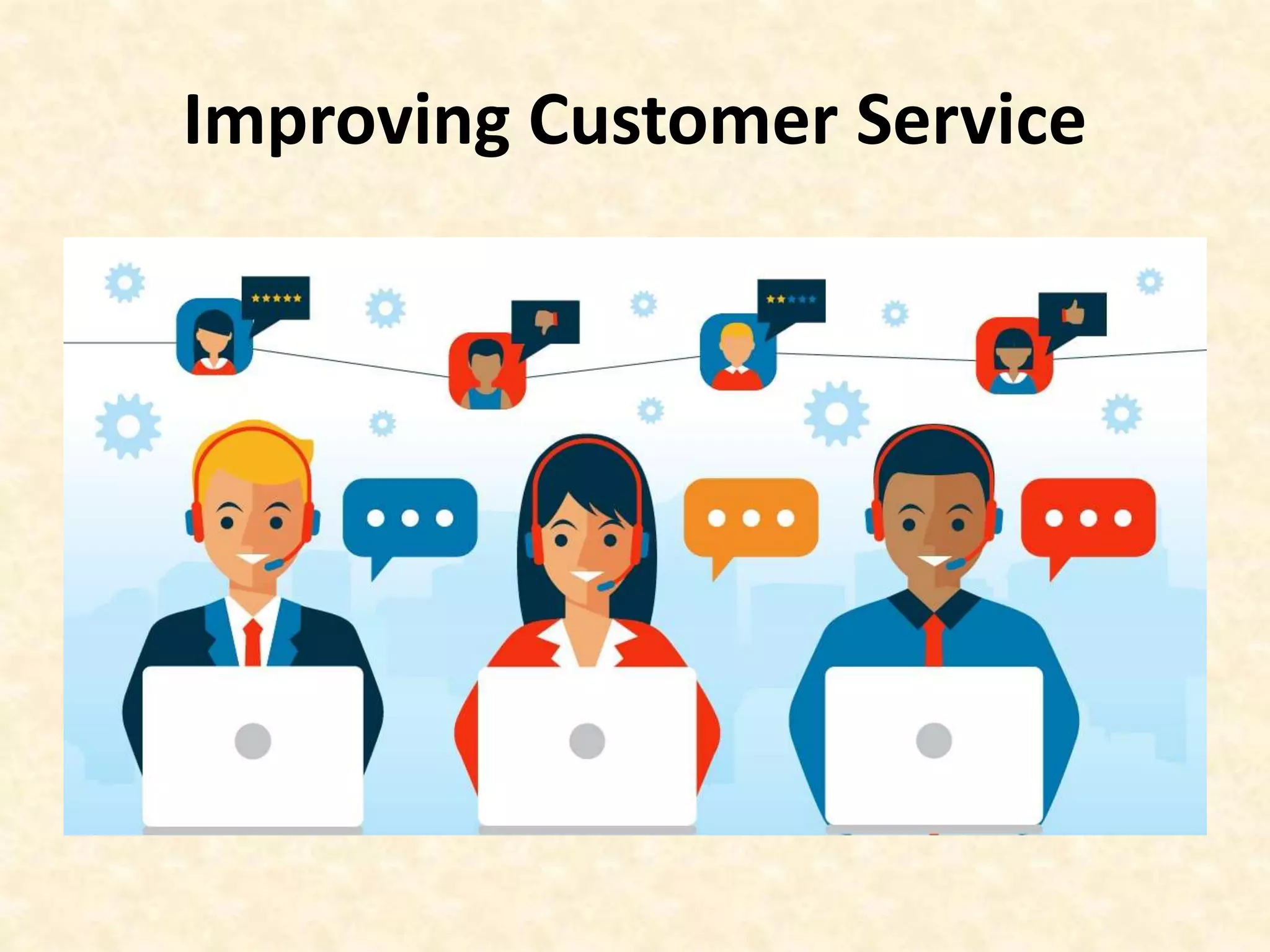 Improving Customer Service
 