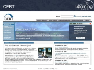 696969© 2009 Cisco Learning Institute.
CERT
 