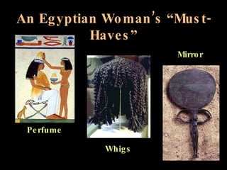 An Egyptian Woman’s “Must-Haves” Perfume Whigs Mirror 