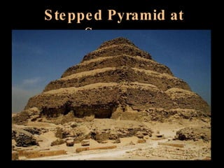 Stepped Pyramid at Saqqara 