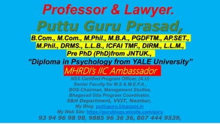 Foundations of Business PGP VIVA VVIT | PPT