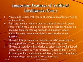 Sufficent Intelligence Artificial Intelligence its Root and Scope | PPT