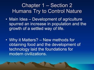 Chapter 1 – peopling of the world | PPT