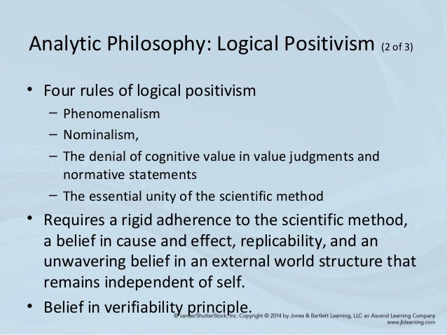 logical positivism logical positivism