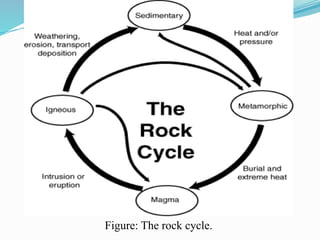 Figure: The rock cycle.
 