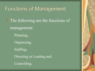 Comprehensive Introduction to Management Concepts and Fundamentals | PPT