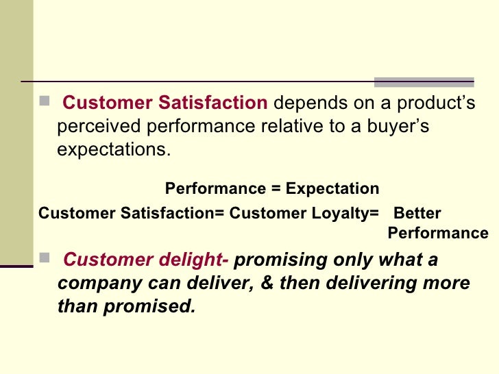 customer satisfaction definition