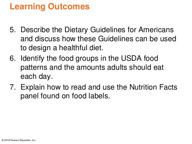 dietary guidelines for americans ppt
