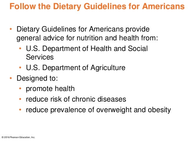 dietary guidelines for americans ppt