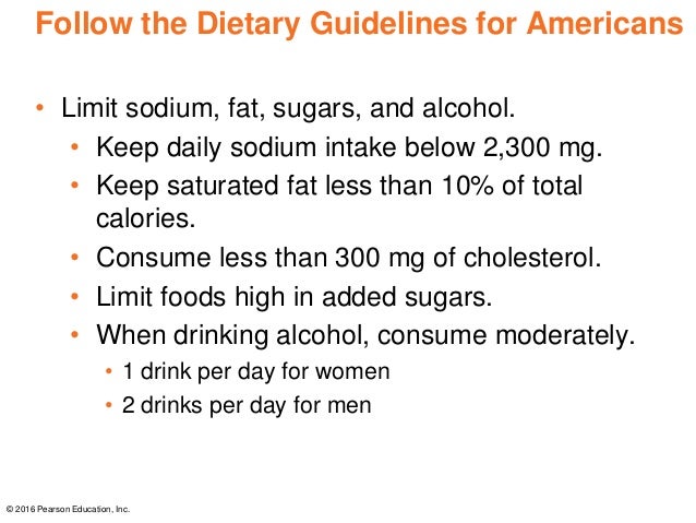 dietary guidelines for americans ppt