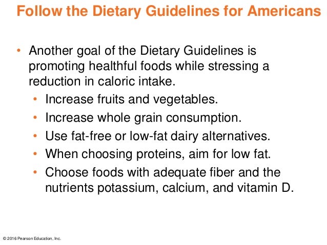 dietary guidelines for americans ppt