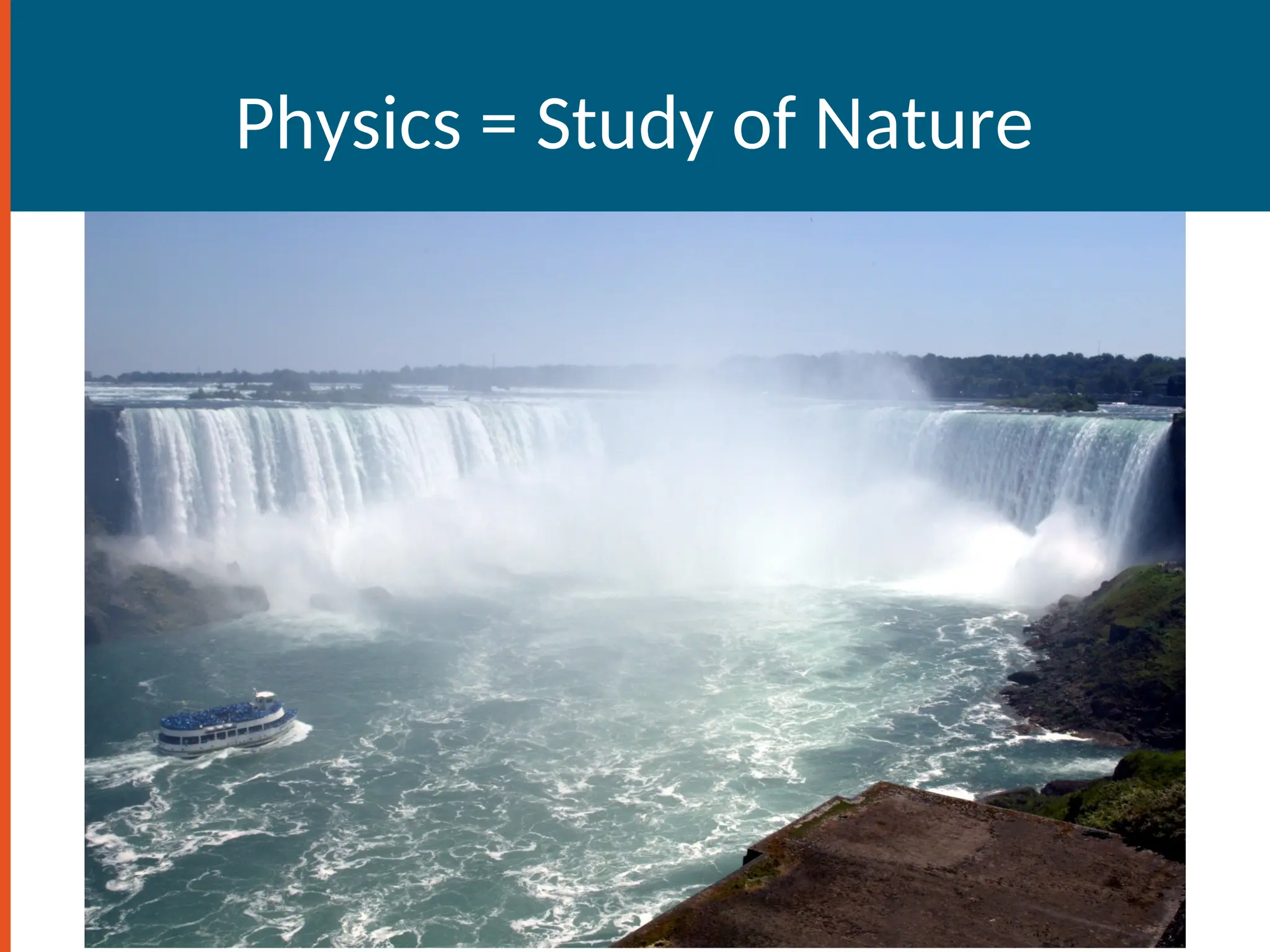 Physics = Study of Nature
 