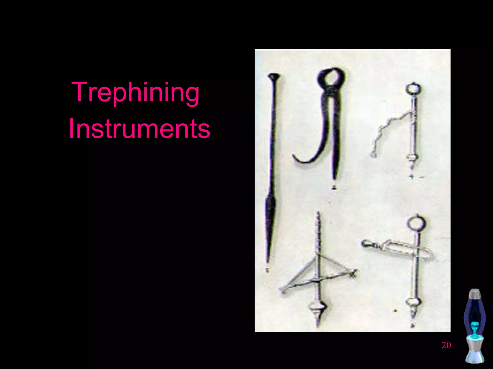 Trephining  Instruments 