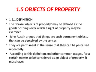 General Property Examples General property Law Chapter 1 PPTY.pptx
