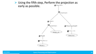 Advanced Database Systems: Query Processing and Optimization Techniques ...