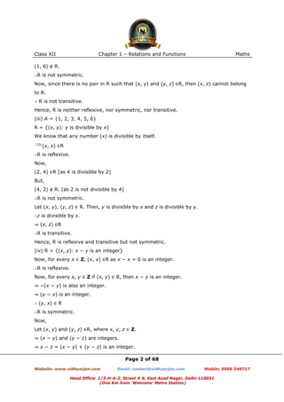 Chapter 1 relations_and_functions | PDF