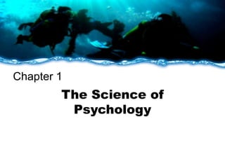 Chapter 1

The Science of
Psychology

 