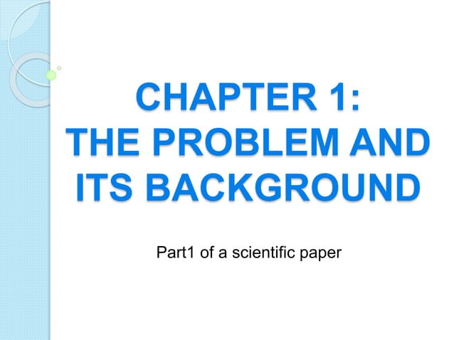 Chapter 1 Research | PPTX