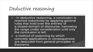 Deductive reasoning
