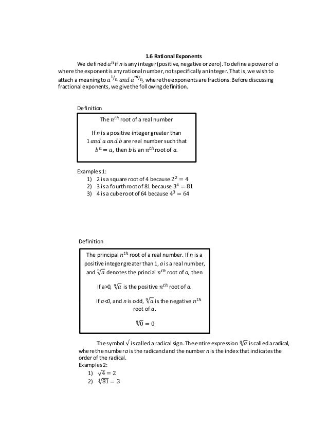 Chapter 1 review topic in algebra 1