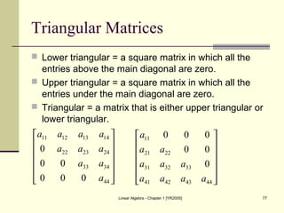 matrices and algbra | PPT