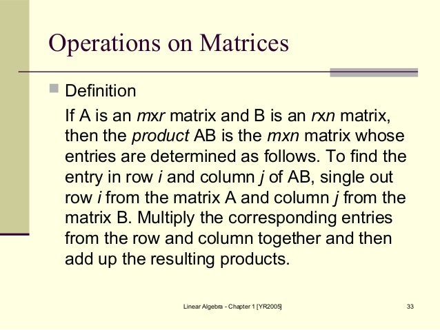 How do you determine how many entries are in a matrix?