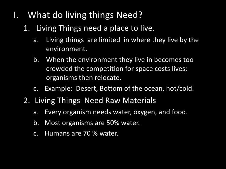 Chapter 1 section 2 (living things) 2011