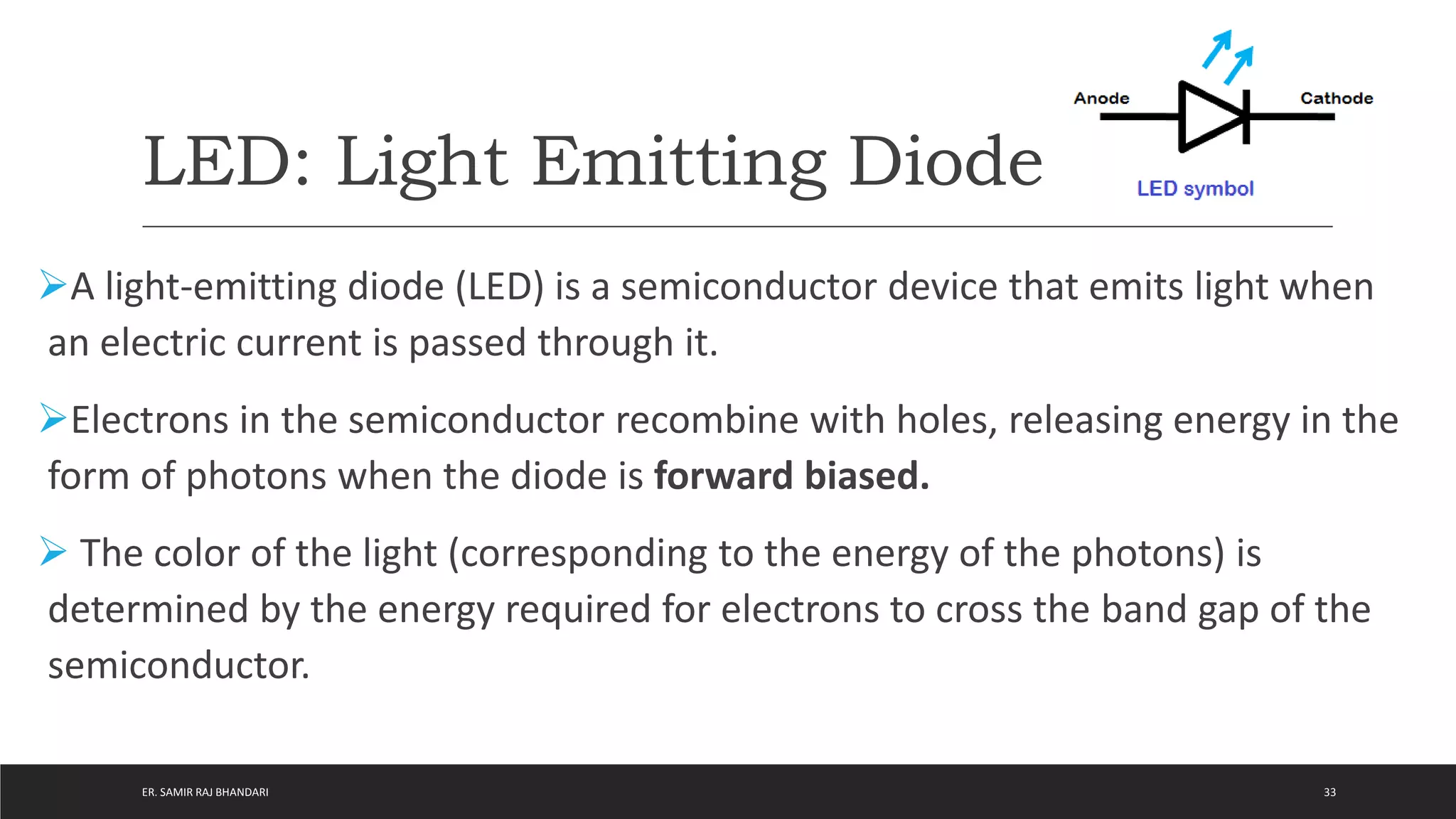 Semiconductor Diode: Introduction and Application | PPTX