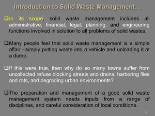 Solid Waste Management