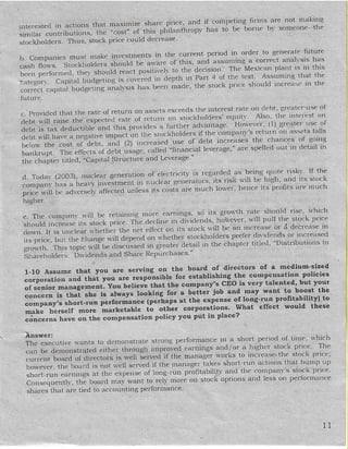 Chapter 1 solution  finance management