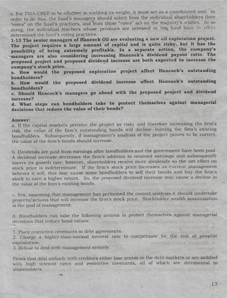 Chapter 1 solution  finance management