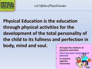 Chapter 1: Changing Trends and Carrier in Physical Education | PPTX