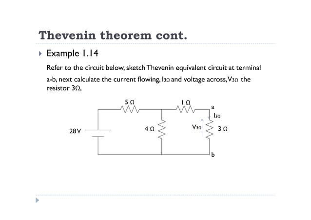 Chapter 1 techniques of dc circuit analysis | PPT
