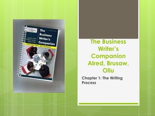The Business
Writer’s
Companion
Alred, Brusaw,
Oliu
Chapter 1: The Writing
Process

 