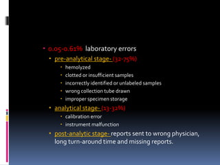 Chapter 1 the clinical laboratory | PPTX