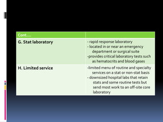 Chapter 1 the clinical laboratory | PPTX