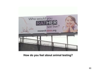 How do you feel about animal testing?
60
 